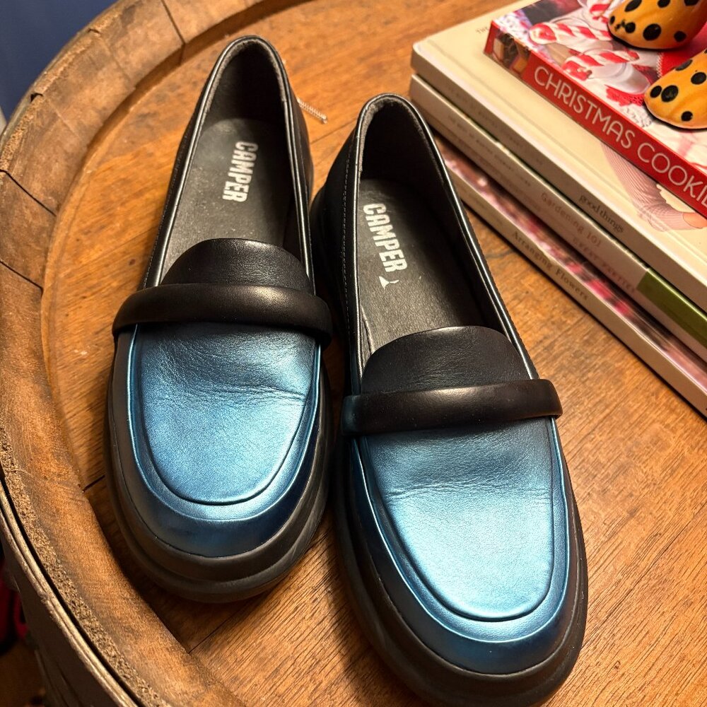 Camper Loafers - Blue/Black - 36